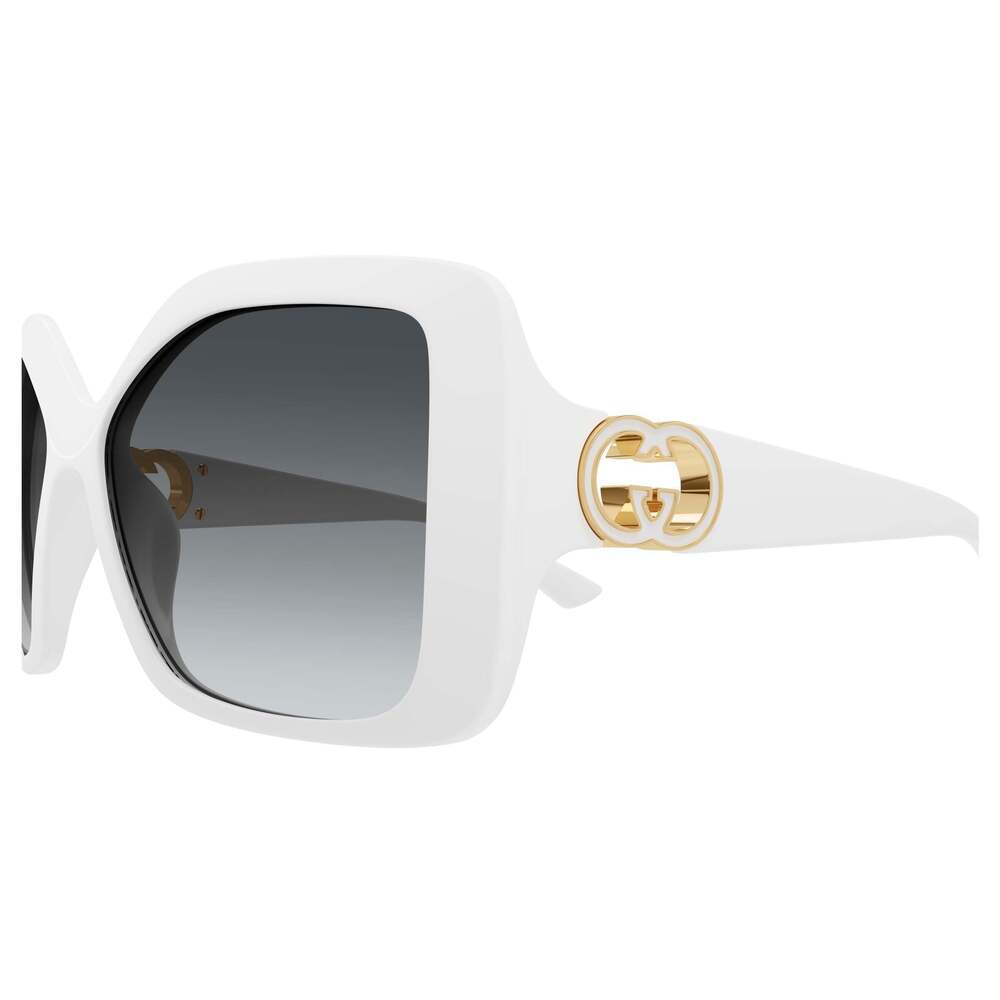 NWT Gucci GG2015S White Oversized 59mm Sunglasses - Picture 4 of 5